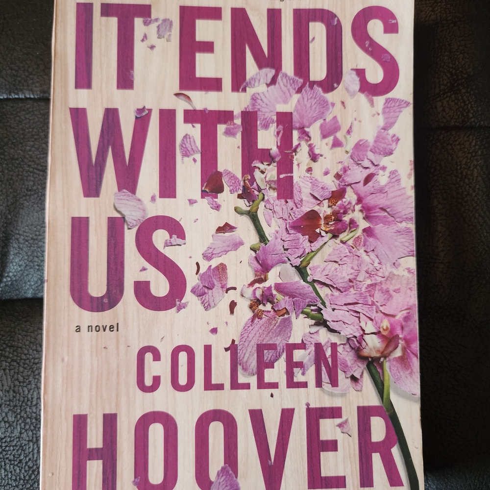 Novel with Pink Floral Design
